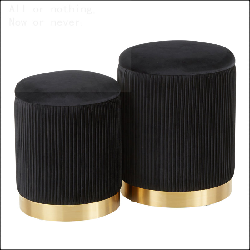 Ensemble de repose-pieds Nesting, Noir