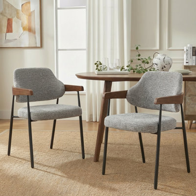 Chaise de salle à manger rembourrée Devane