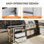 304 Stainless Steel Outdoor Kitchen Drawers with Paper Towel Holder, Weatherproof 3-Layer Built-In BBQ Island Storage Cabinet, Flush Mount for Patio Grill or Garden Bar, 15" W x 26" H x 20" D