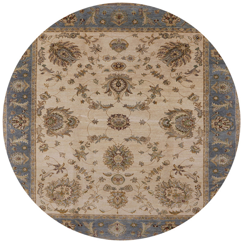 Tapis brun Ceja, Rond 3 pi