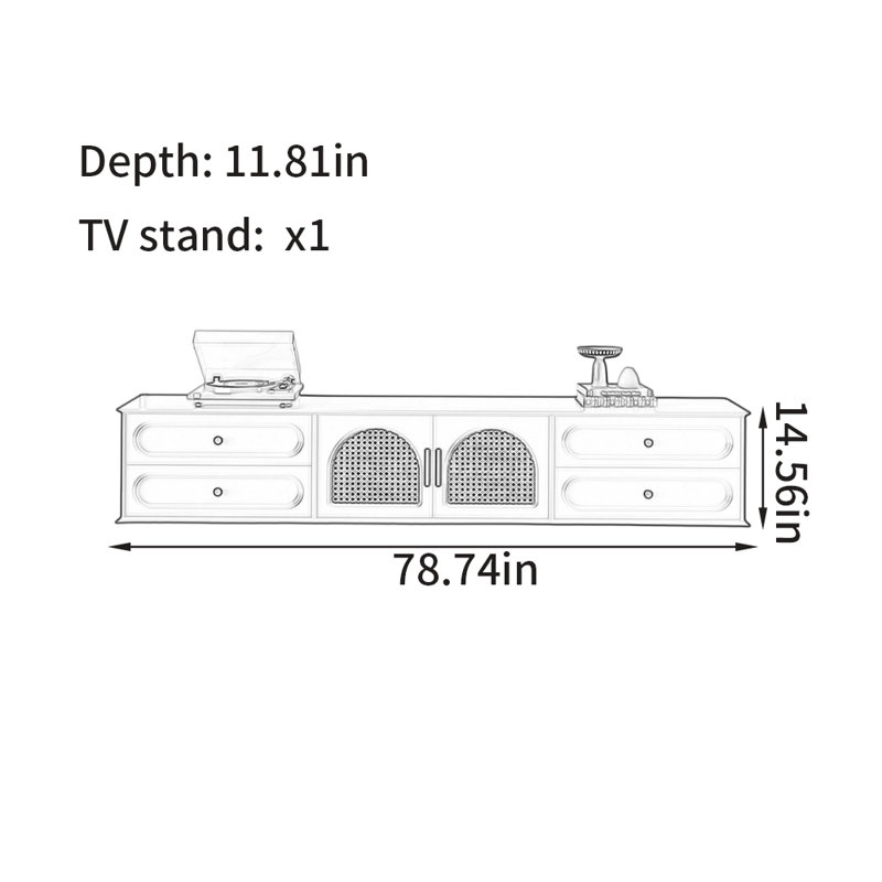 Meuble télé moderne et minimaliste