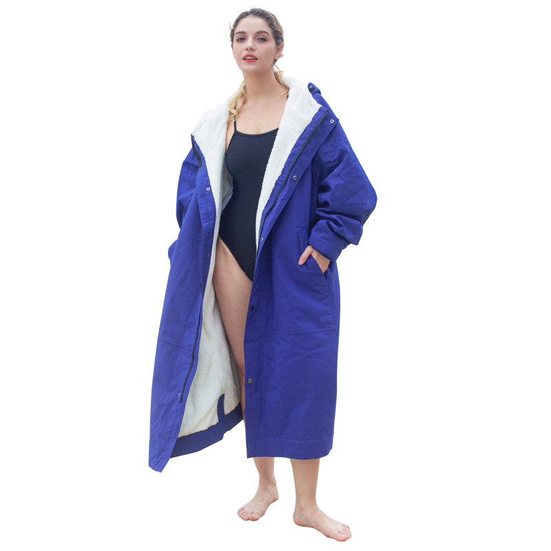 Parka de bain pour adulte très chaude Catalonia, TG, Bleu