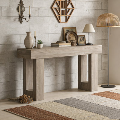 Wooden Sofa Console Table For Entryway