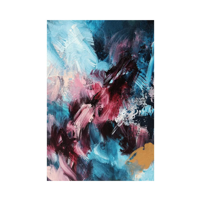 Gongbi I by Sana Jamlaney - Wrapped Canvas Painting, 66.04 cm H x 45.72 cm W x 3.175 cm D