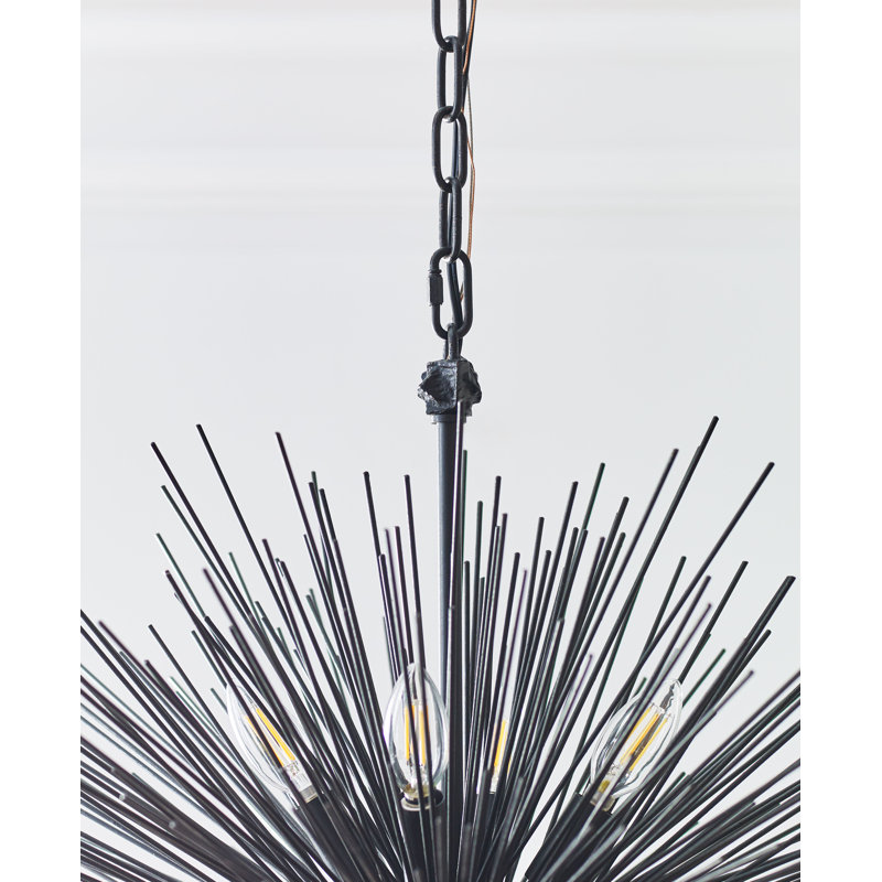 Kelly Wearstler Strada Round Chandelier, Aged Iron, 28.25" H x 28" W x 28" D