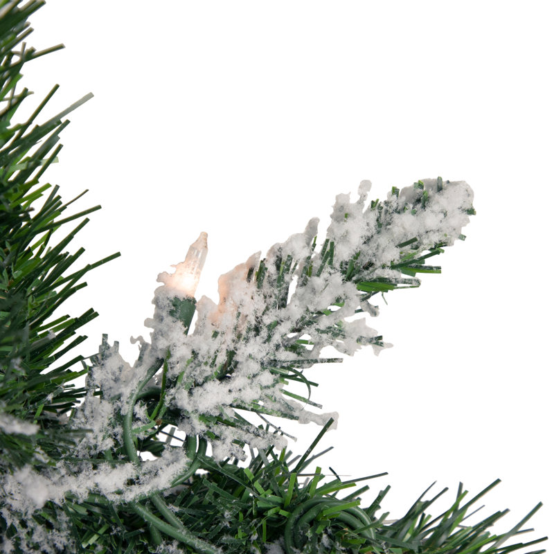108'' in. Lighted Faux Pine Garland