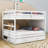 Jarrian Kids Full Over Full Bunk Bed with Trundle with Drawers-964086514
