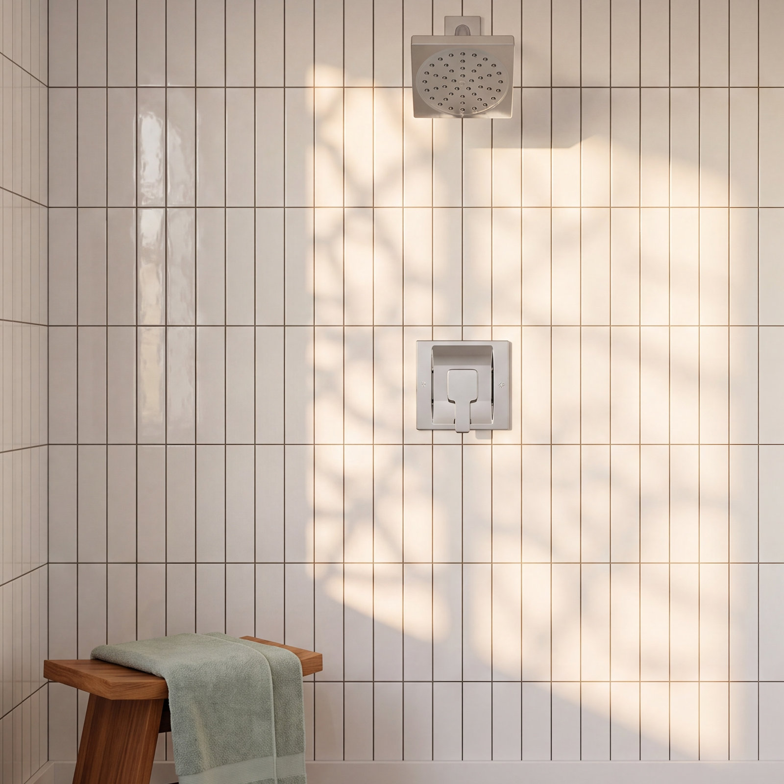 90 Degree Posi-Temp Shower Trim Kit, Chrome