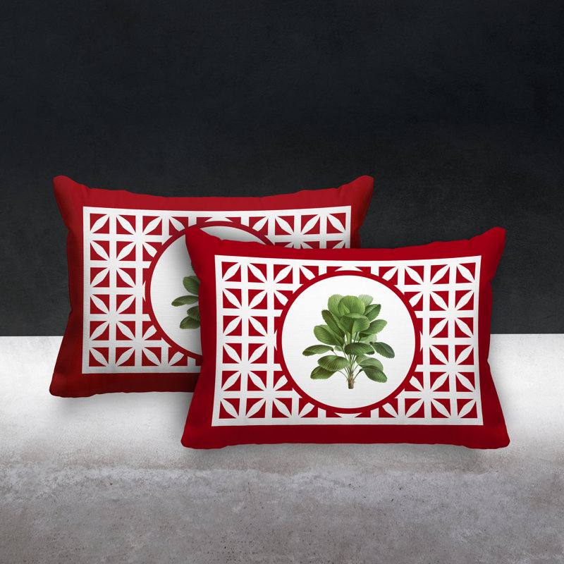  Coussin intérieur / extérieur Lumbar, Rouge