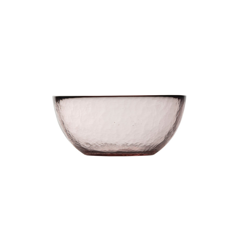 Los Cabos Glass Dinnerware 6" / 21oz. Cereal Bowl, Pink