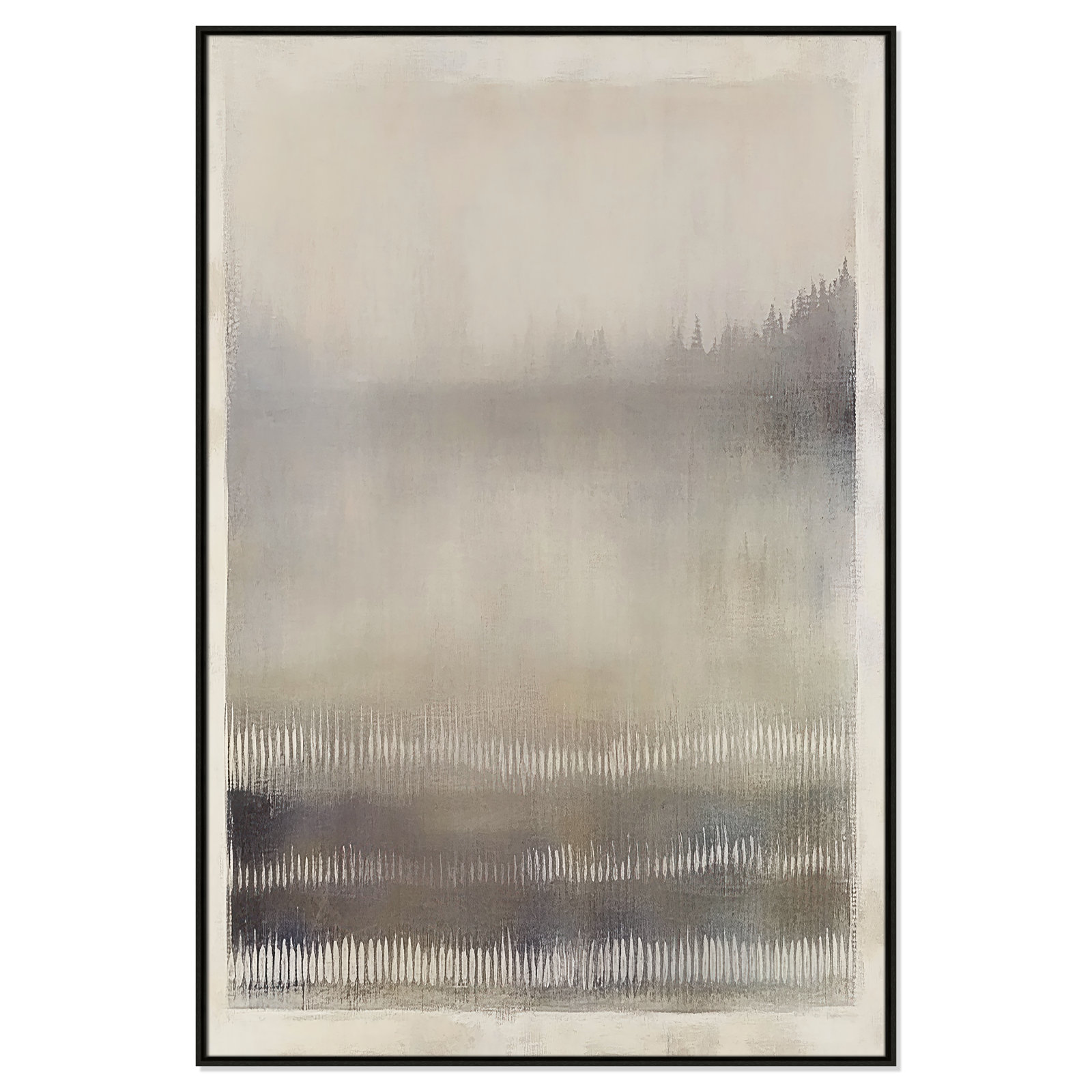 Balanced Silence III Print by Irena Orlov, 61.5" H x 41.5" W, Espresso Floater
