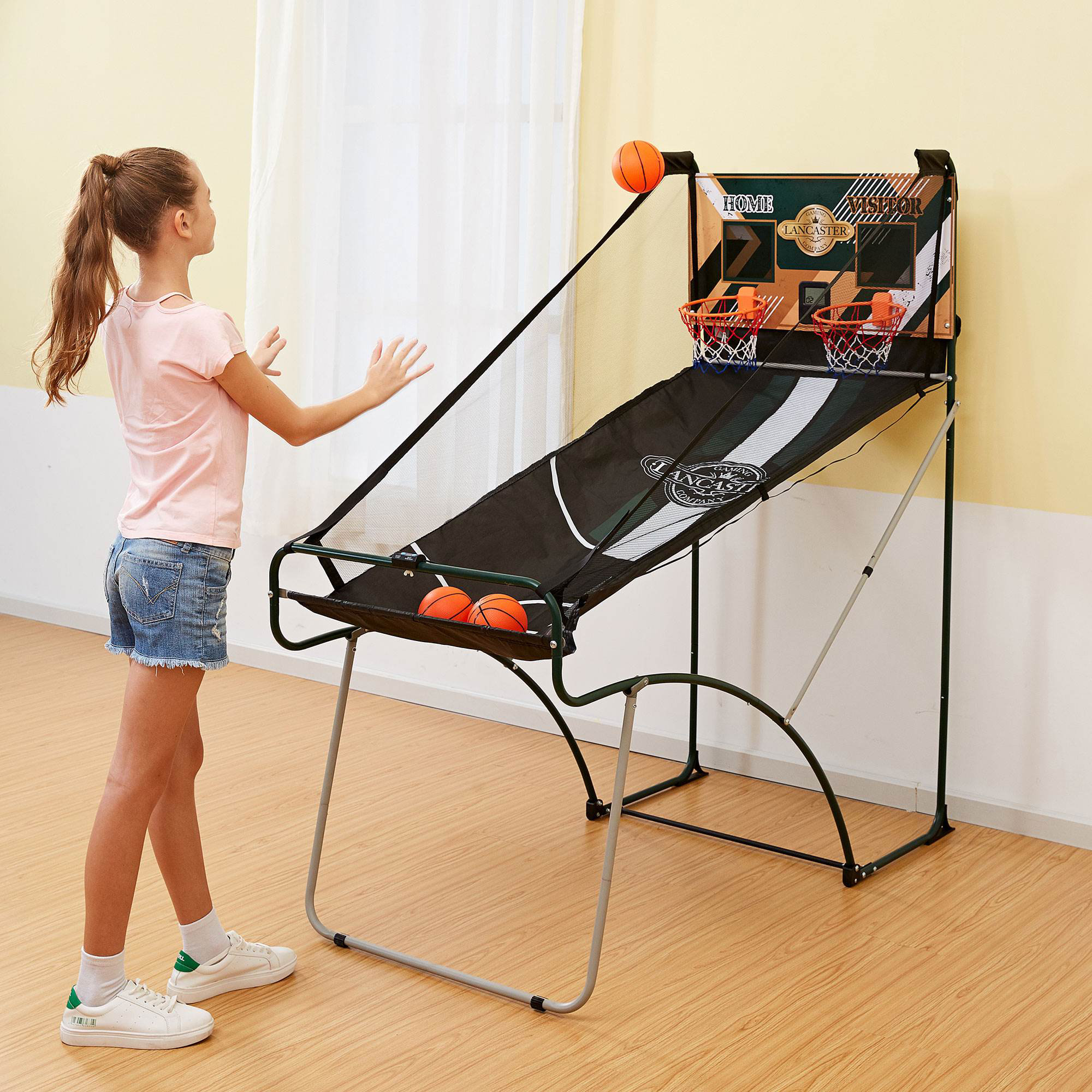 EA Sports 2 Player Indoor Arcade Basketball Game, LED Scoring