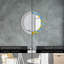 Huldar Glass Flat Wall Mirror