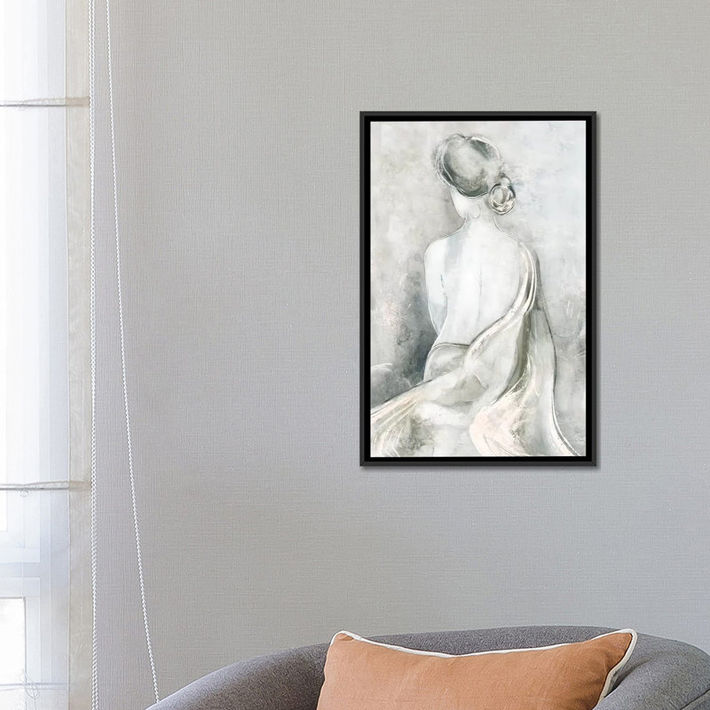 «Sweet Serenity», impression sur toile, H 26 po x l 18 po x P 1,5 po, Toile avec cadre noir, Pas de tapis