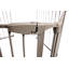 Barrière de barrière de sécurité pour animaux en métal robuste (café, 6 panneaux)