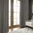 Faux Linen Thermal Blackout Curtains for Bedroom & Living Room Curtains - Single Panel Drapes (1 Panel)-1270076469-1270076456