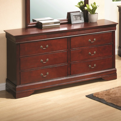 Louis Phillipe 60'' W 6 - Drawer Dresser