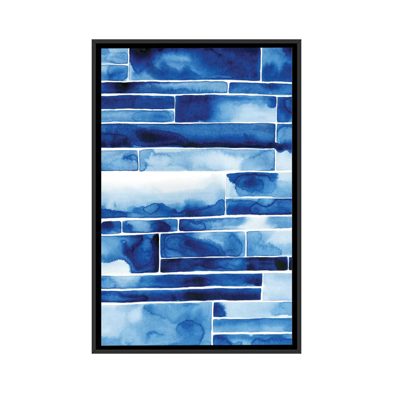 «Mystifié I», reproduction sur toile, H 26 po x l 18 po x P 1,5 po, Toile avec cadre flottant noir, Pas de tapis