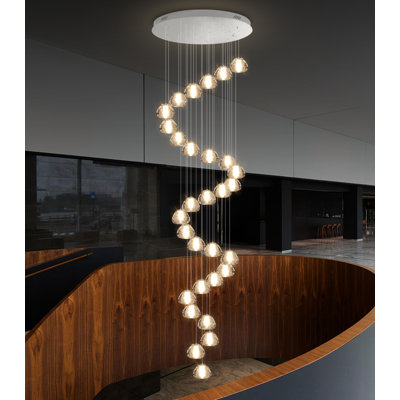 14 - Light Dome Crystal Chandelier