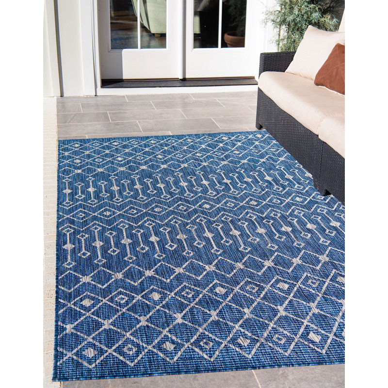 Tapis d'extérieur Preen couleur Lakeside, Rectangle 8 pi x 11 pi 4 po