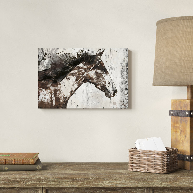 Cheval galaxie I, H 12 po x l 18 po x P 1,25 po