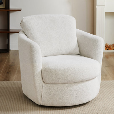 32.3" Wide Swivel Barrel Armchair by Latitude Run
