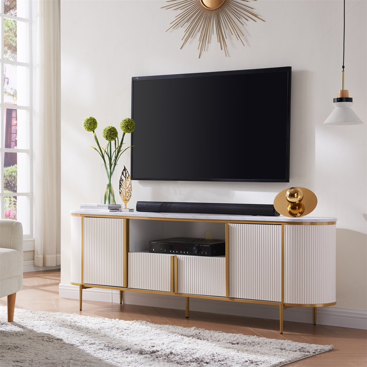 Rosevell 70"W TV Stand for TVs up to 78