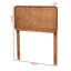 Tête de lit simple en chêne de style moderne Mid-Century Sydney H 49,8 po x l 39,01 po x P 1,36 po Sydney