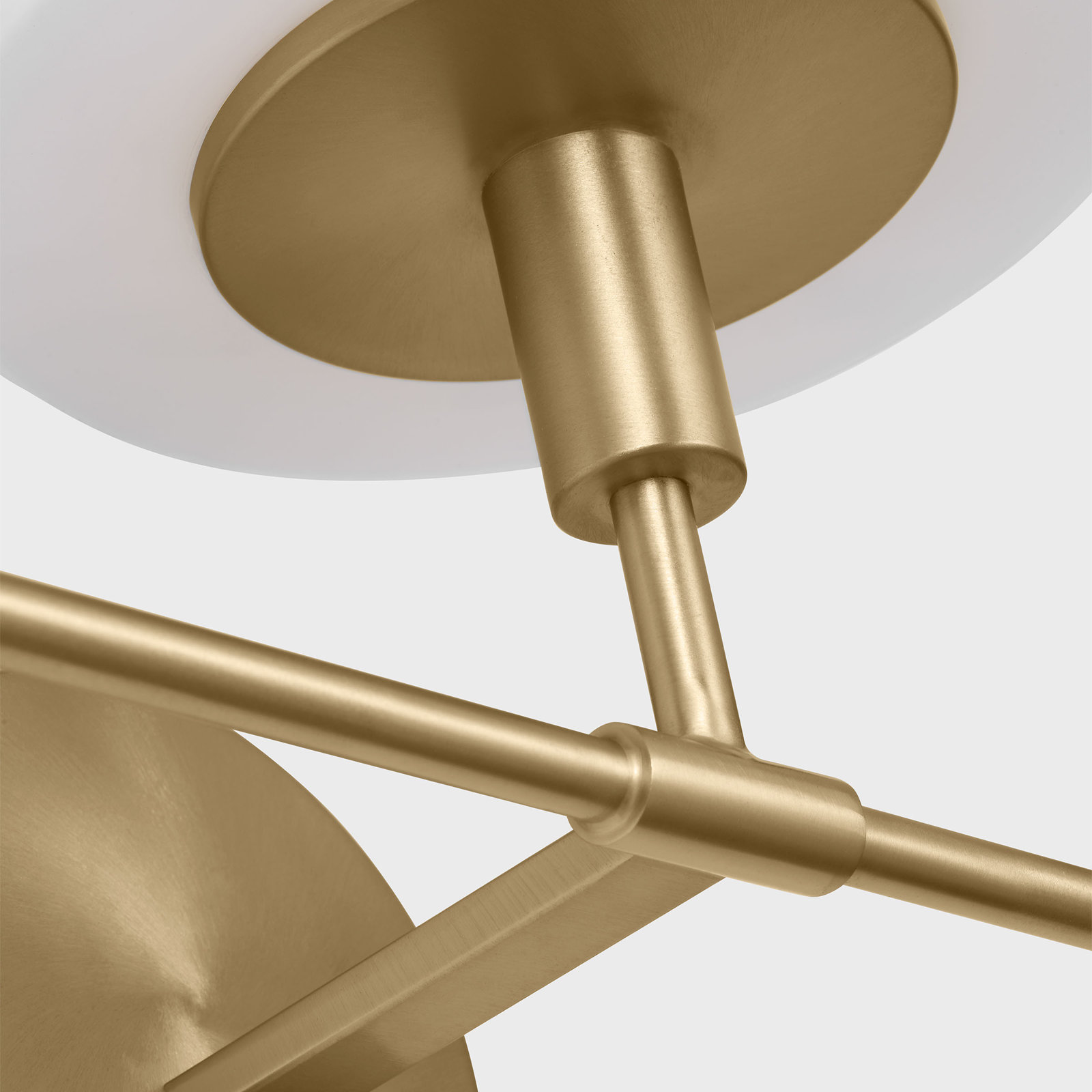 Kristin Vanity Light, 11" H x 27" W x 8.875" D, Satin Brass, 3 Lights