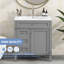 Armoire de rangement murale moderne 35 po x 28 po