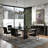 Sighrith Rectangular Glass Top Dining Table