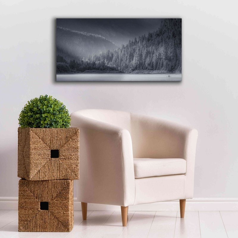 «Serene Paddle Ii» par Don Schwartz, estampe numérique sur toile, H 20 po x l 40 po x P 1,5 po