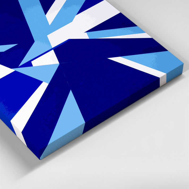 Art mural sur toile rigide 35 "Hard Edge", H 11 po x l 14 po