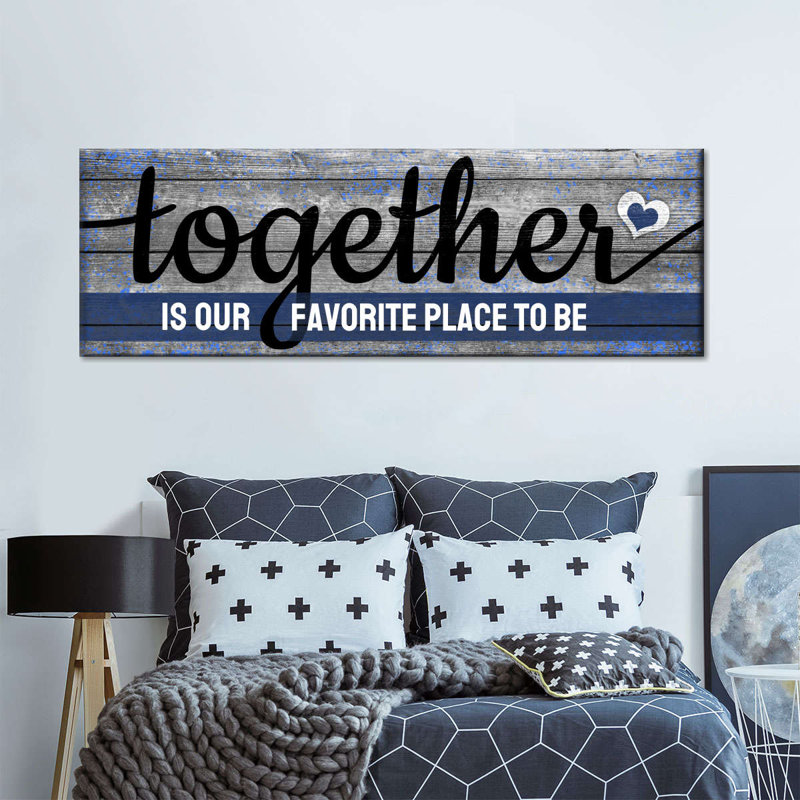 Citation de Together, H 8 po x l 24 po x P 1 po