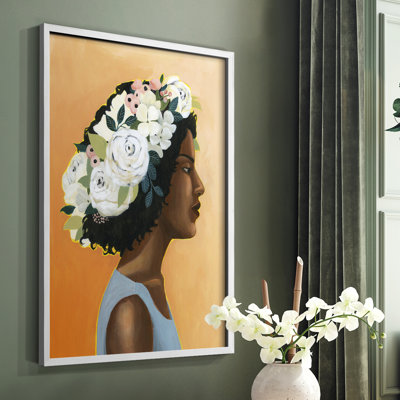 Modern Laurel I Framed Print - Solid Wood