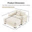 Canapé modulaire surdimensionné 54,3 po Cloud-591164478