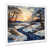 White Single Picture Framed