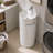 16.1'' Round Freestanding Single Bathroom Vanity with Ceramic Sink, Fluted Cabinet and Soft-Close Storage-1295368370