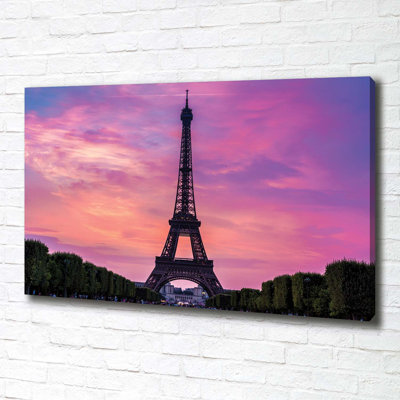 Eiffel Tower Paris - Wrapped Canvas Print