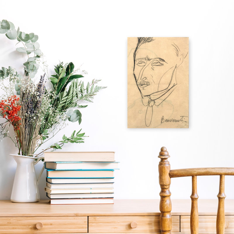 Aristide Sommati, C.1908 Abstract Contemporary Portrait Wall Art Print, 45.72cm H x 30.48cm W