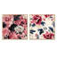 Manelle - Ensemble de 2 collages carrés botaniques abstraits-101844573-101844575