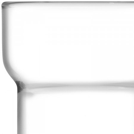Utility Handmade Glass Drinking Glass, Clear