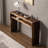 Retro style simple brown console table-1557044722