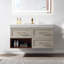 Meuble-lavabo mural simple 48 po avec comptoir en quartz 48 po-350374066