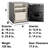 SentrySafe Fire/Water Combination Safe 2 CuFt with Dial Key Dual-Lock