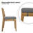 Pasiak 4 - Person Acacia Solid Wood Patio Dining Set Rectangular Table with Cushions Included-656817546