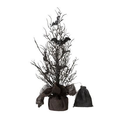 Table Tree Halloween Bat Plants & Flowers Tabletop Tree