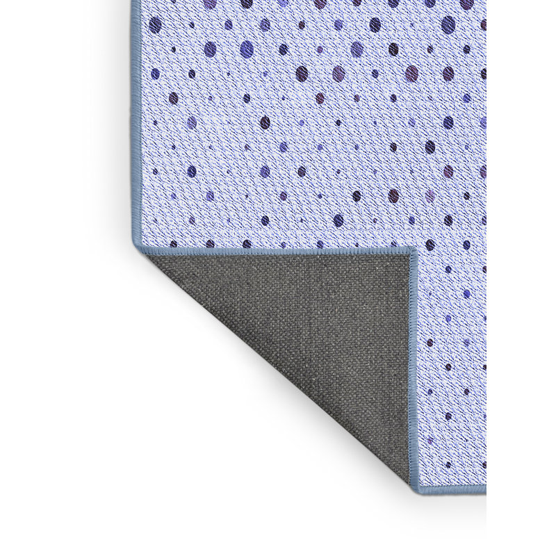 Tapis violet en laine, Rectangle 7 pi x 9 pi
