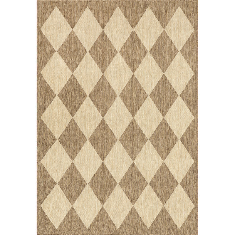 Cape Trellis Indoor/Outdoor Area Rug, Square 6'7"