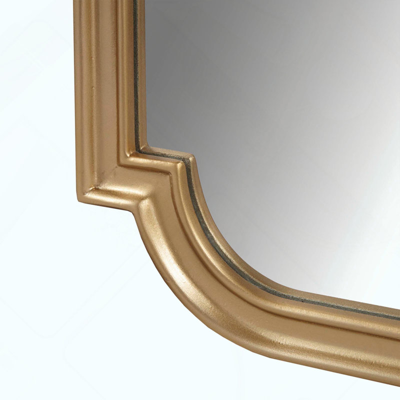 Miroir mural doré